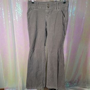 Old Navy Grey Corduroy Bootcut Pants Size 2L (actual waist is 30in)